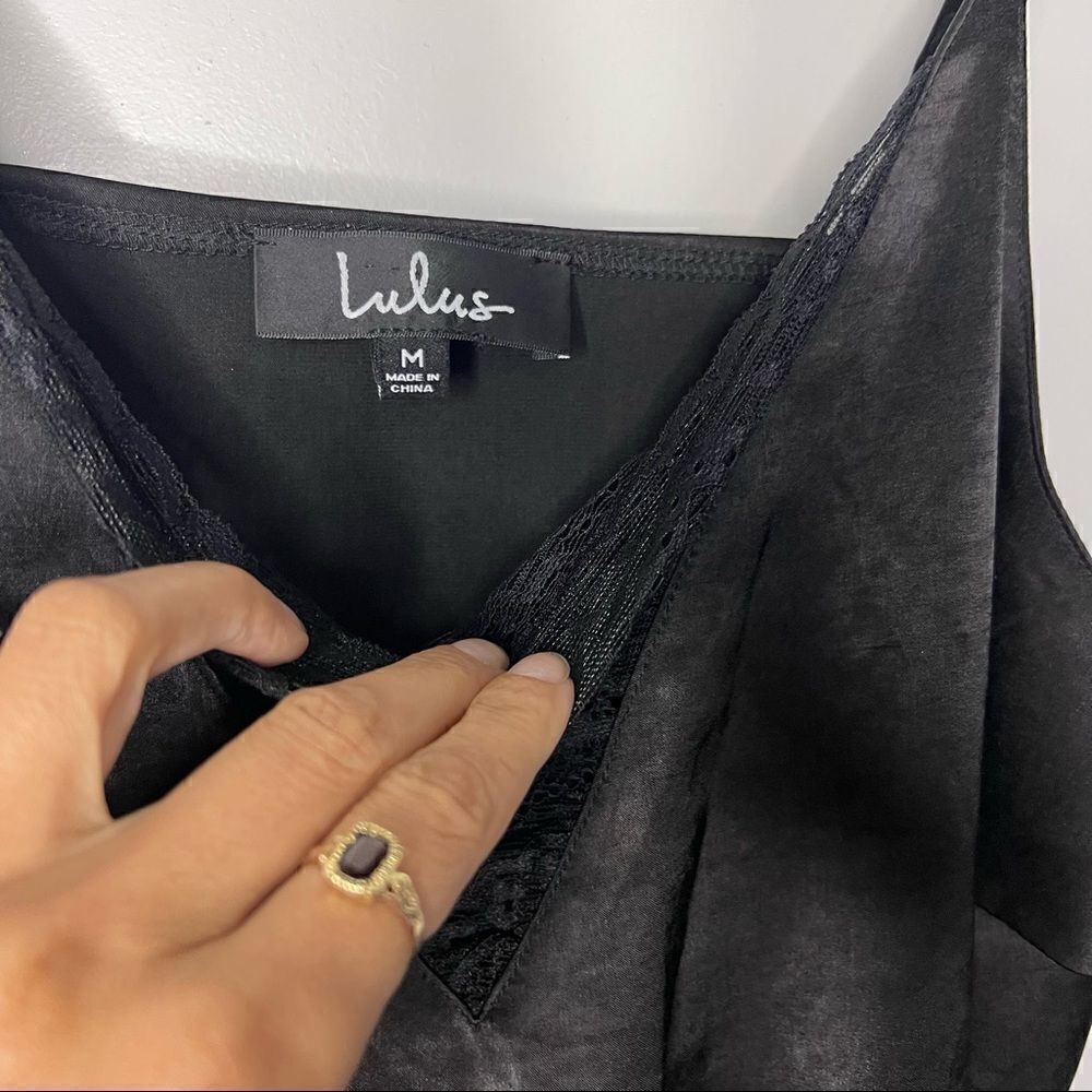 Lulus Black Strappy Bodysuit  - Picture 3 of 8